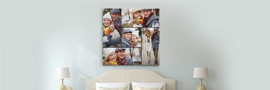 make your own photo collage canvas