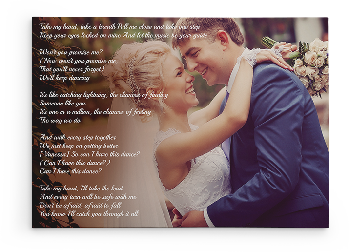 wedding speech song lyrics
